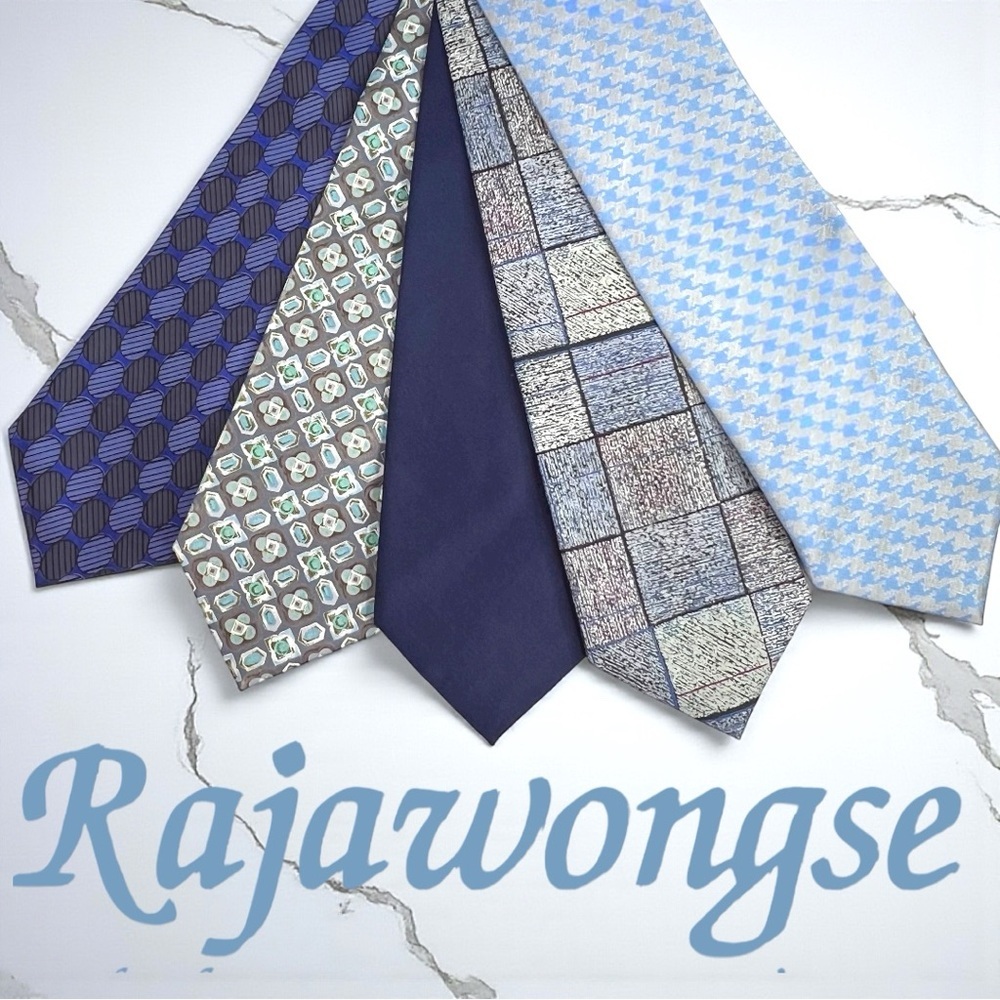 Rajawongse Clothier Bangkok- Thai Silk Ties NWOT